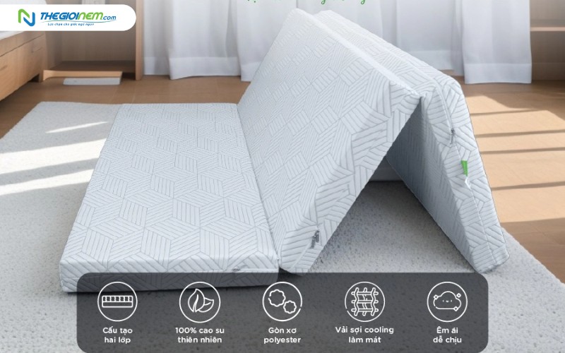 Nệm bông ép gấp 